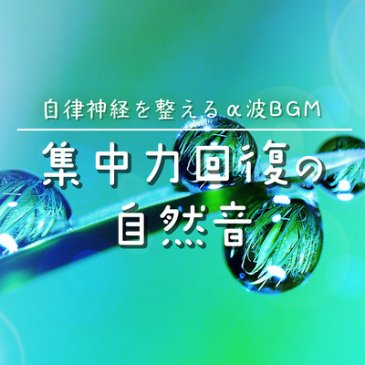 自律神経を整えるα波BGM:集中力回復の自然音のジャケット写真