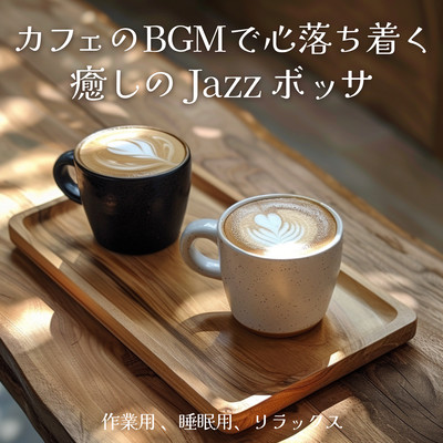 カフェのBGMで心落ち着く 癒しのJazzボッサ 作業用 、睡眠用、リラックスのジャケット写真