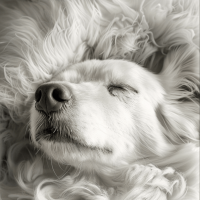 Calm Sleep Music, Stress Relieving Music, Insomnia Cure Music, Sleep Inducing Music, Baby Dog Cute Puppy Mem Front Cover
