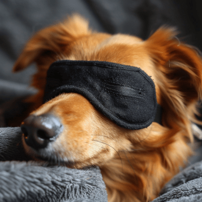 Relaxing dog sleep music - gentle forest sounds for a good night's sleep and sleep-inducing music for dogs. Front Cover