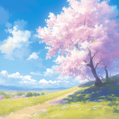 Healing music of spring piano and natural sounds Heal your heart in the forest with dancing cherry blossoms deep sleep Front Cover
