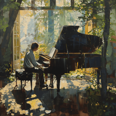 Healing of the forest and gentle piano, chirping of birds, Solfeggio, stress relief, regulating the autonomic nervous system deep sleepのジャケット写真