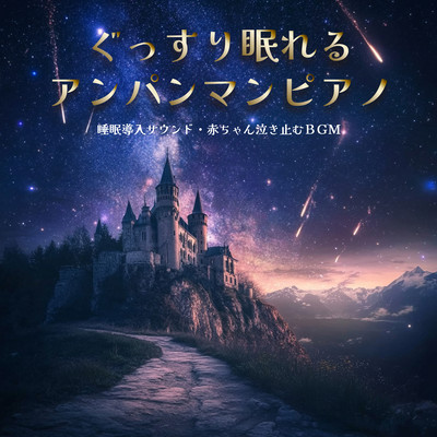 Anpanman piano for a good night's sleep, sleep-inducing sound, background music to stop baby crying. Front Cover