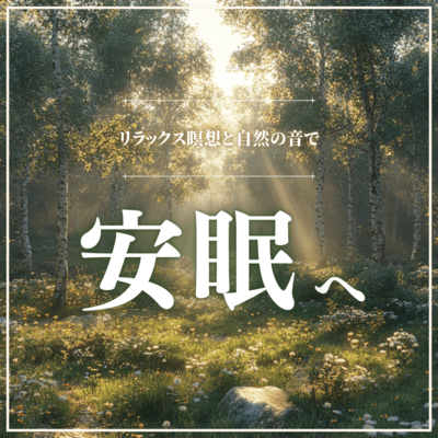 Sleep peacefully with relaxing meditation and nature sounds Front Cover