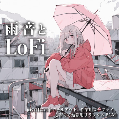 雨音とLoFi: 雨の日にお家でチルアウト、 作業用ローファイ、心安らぐ勉強用リラックスBGMのジャケット写真