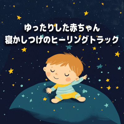 ゆったりした赤ちゃん寝かしつけのヒーリングトラックのジャケット写真