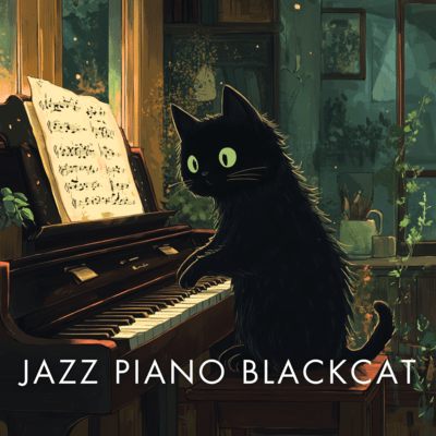 Blackcat Piano Jazz for Cozy Nights Front Cover
