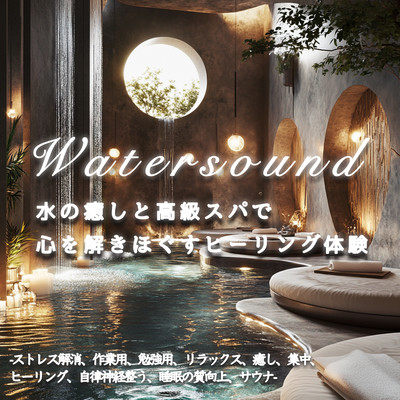 Healing Experience with Soothing Water and Luxury Spa to Unwind Your Mind - Stress Relief, Work, Study, Relaxation, Healing, Focus, Autonomic Nervous System Balance, Improved Sleep Quality, and Sauna Front Cover