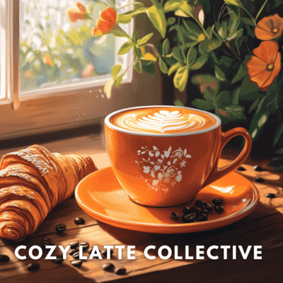 Warm Latte Jazz for Relaxing Days Front Cover