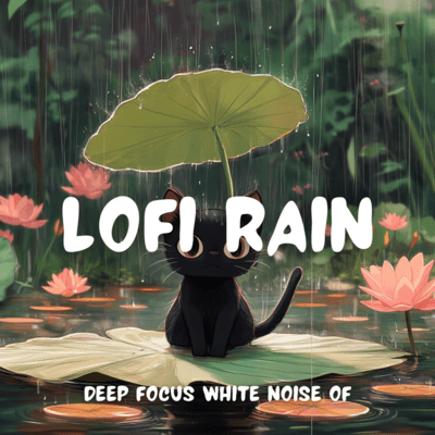 Rainy Lofi Beats for Deep Focus and Relaxation Front Cover
