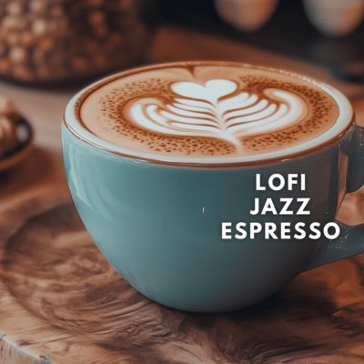 Espresso and Raindrops: Relaxing Jazz Front Cover