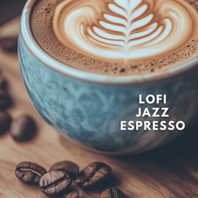 Espresso by the Waves: Lofi Ocean Vibes Front Cover