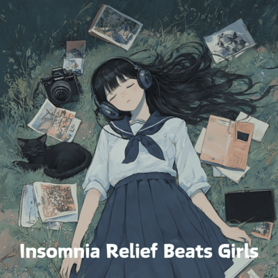 Soothing Dreams: Beats for Sleep Relief Front Cover