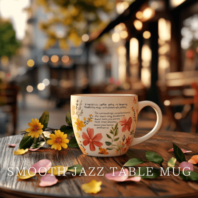 Rainy Day Jazz: Smooth Mug Melodies Front Cover