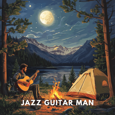 Soothing Guitar Jazz for Laid-Back Moments Front Cover