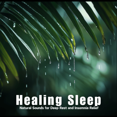 Healing Sleep Natural Sounds for Deep Rest and Insomnia Relief Front Cover
