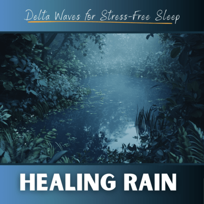 Healing Rain Delta Waves for Stress Free Sleep Front Cover