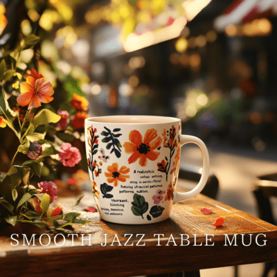 Evening Bonfire Jazz: Table Mug Harmony Front Cover