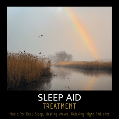 Sleep Aid Treatment Music for Deep Sleep, Healing Waves, Relaxing Night Ambience Front Cover