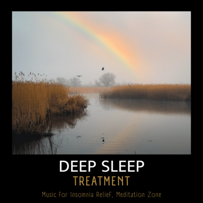 Deep Sleep Treatment Music for Insomnia Relief, Meditation Zone Front Cover