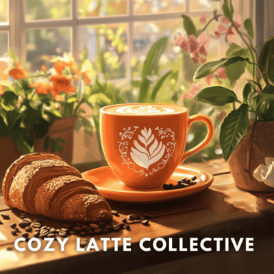 Cozy Jazz Moments with Latte Front Cover