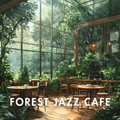 Cafe Jazz with Forest Ambience Front Cover