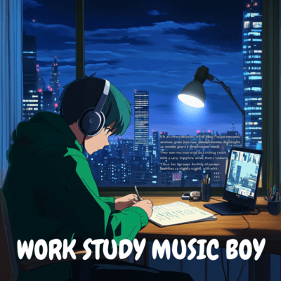 Energetic Study Playlist Front Cover