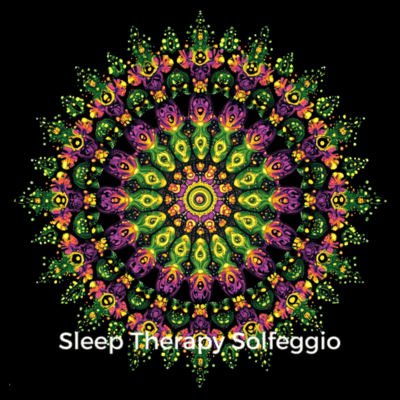 Serene Sleep Sounds: Solfeggio Healing Front Cover