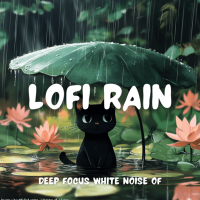Tranquil Rain Beats for Work Front Cover
