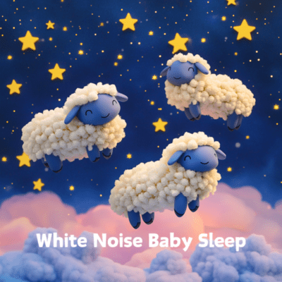 Relaxing White Noise Baby Playlist Front Cover