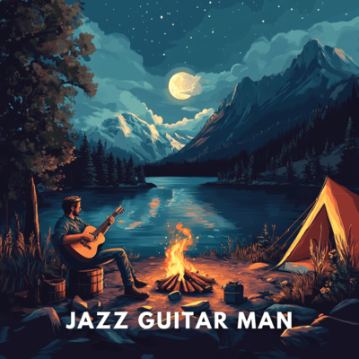 Serene Acoustic Jazz Guitar Front Cover