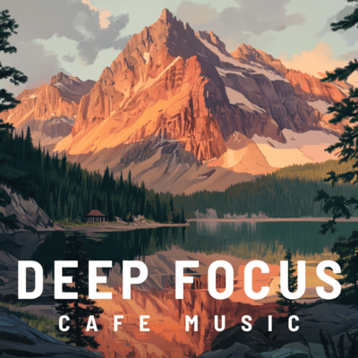 Focus Music for Productivity in a Cafe Ambience Front Cover