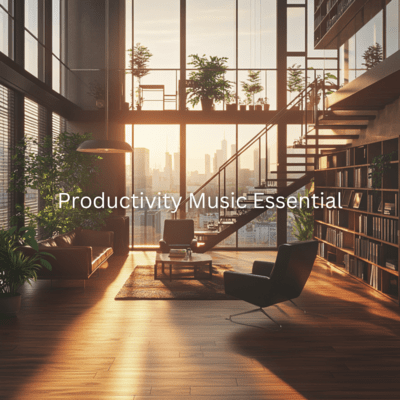 Rainy Productivity Essential Focus Beats Front Cover