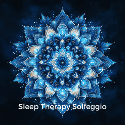 Healing Sleep Therapy: Solfeggio Frequencies Front Cover