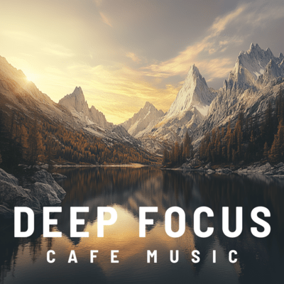 Deep Focus Music with Cafe Jazz Front Cover