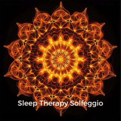 Sleep Therapy Solfeggio: Healing Frequencies Front Cover
