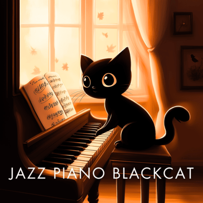 Woodland Piano Sounds: Blackcat's Serenity Front Cover