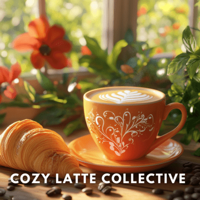 Warm Jazz Vibes with Latte Front Cover