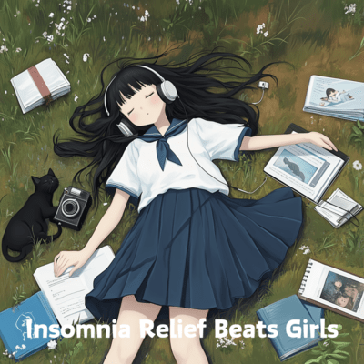 Healing Sleep Beats: Insomnia Solution Music Front Cover