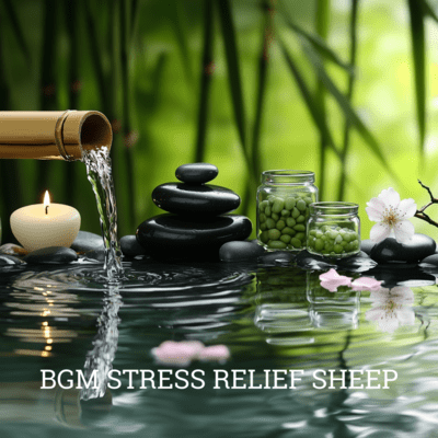 Stress-Free Sheep: Peaceful Music for Tranquility Front Cover