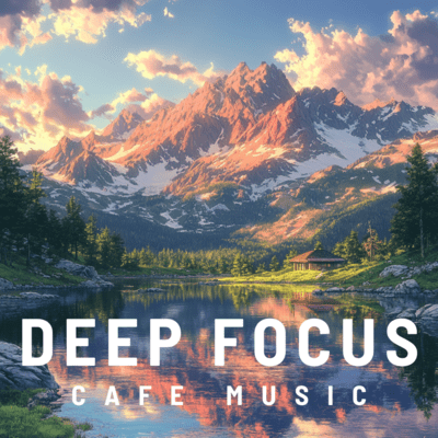 Deep Focus Café: Music for Concentration and Calm Front Cover