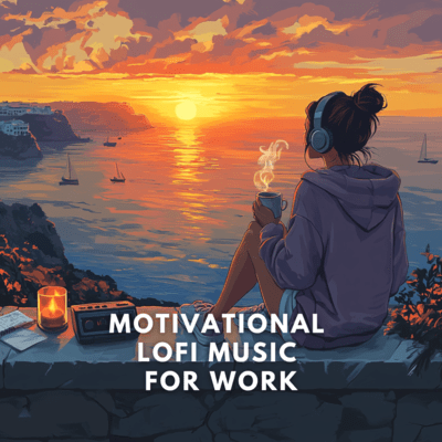 Motivational Lofi Music for Work: Chill Beats Front Cover