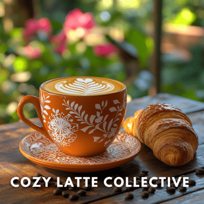 Cozy Latte Vibes: Warm Sounds for a Relaxed Day Front Cover