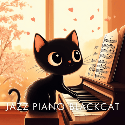 Jazz Piano Blackcat: Smooth Sounds for Relaxation Front Cover