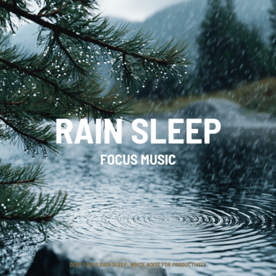 Deep Focus Rain Sleep: White Noise for Productivity Front Cover