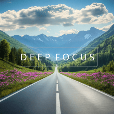 Deep Focus Vibes: Concentration and Clarity Front Cover