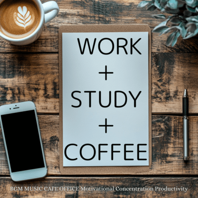 Motivational Work: Uplifting Sounds for Productivity Front Cover