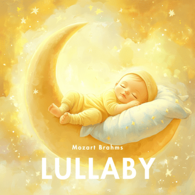 Mozart and Brahms Lullabies for Baby Sleep Front Cover
