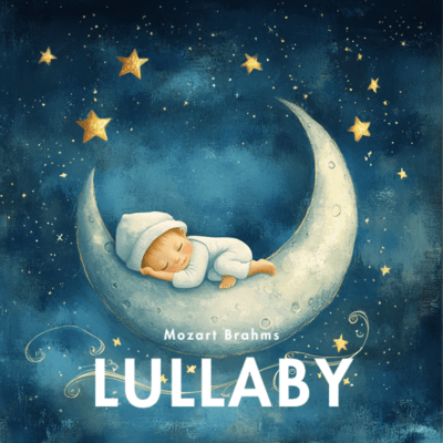 Peaceful Lullabies: Mozart & Brahms for Rest Front Cover