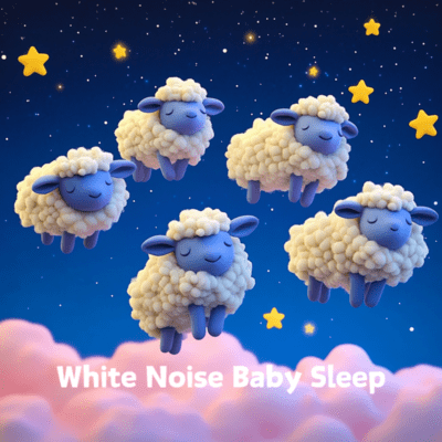 White Noise Lullabies for Deep Baby Sleep Front Cover